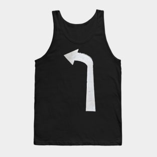 Turn Left Arrow Alone Tank Top